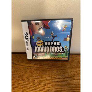 Nintendo DS New Super Mario Bros Tested Excellent Condition Complete in Box